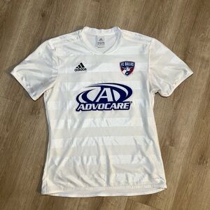 Adidas FC Dallas White Soccer Jersey